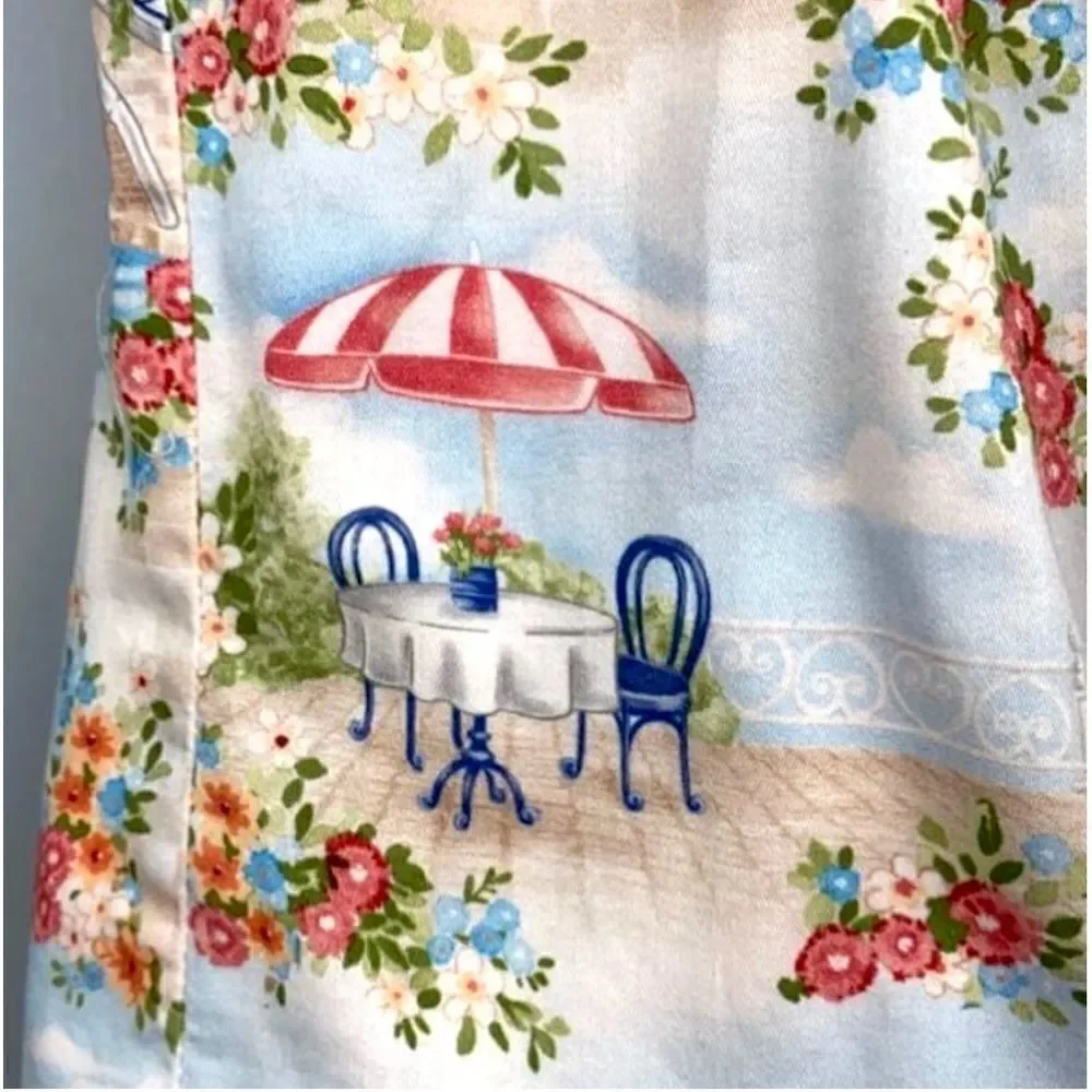 Mayoral Nautical Landscape Baby Dress Cotton Cap Sleeves Button Down Closure 12m